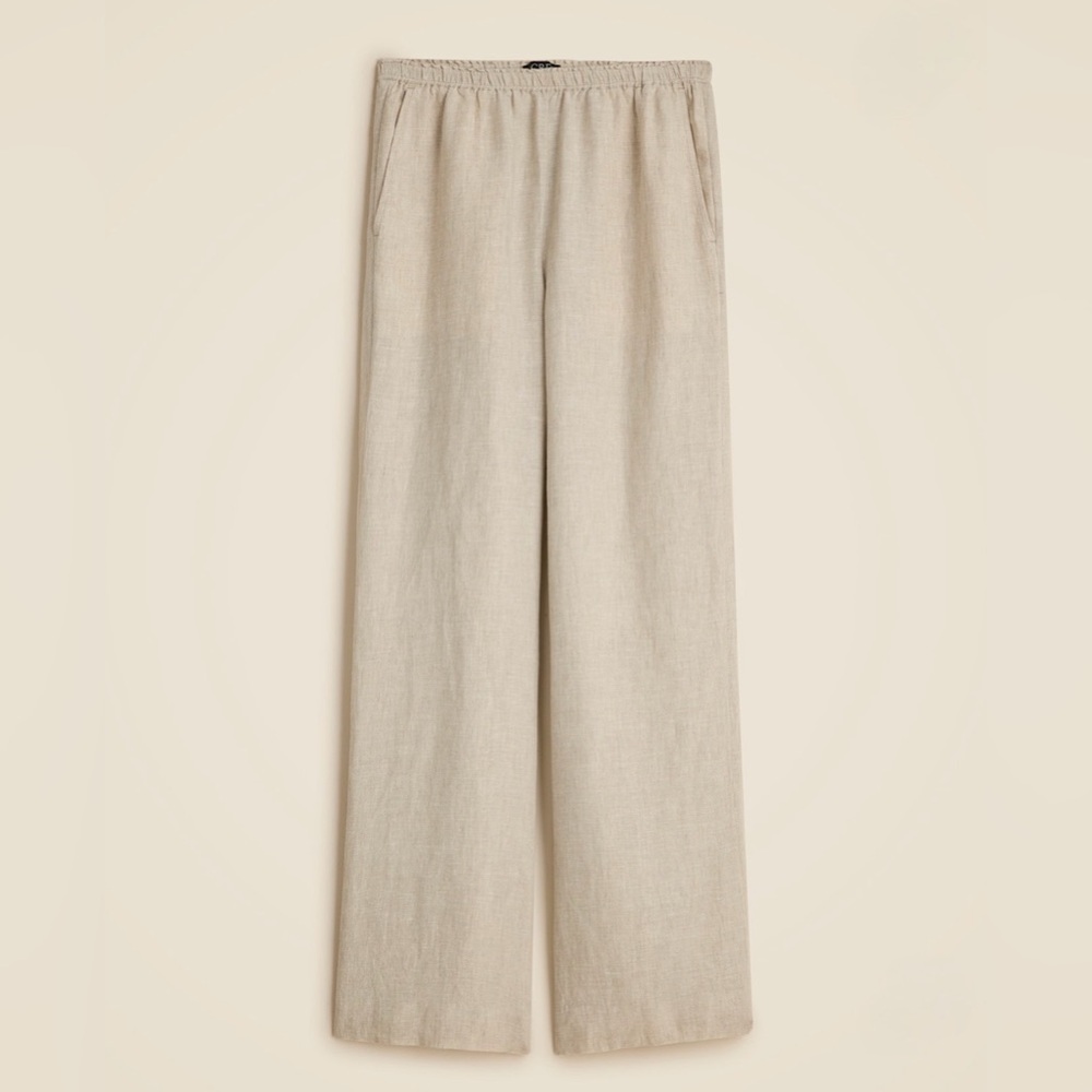 J.Crew Stratus Pant in Linen Flax Size L
